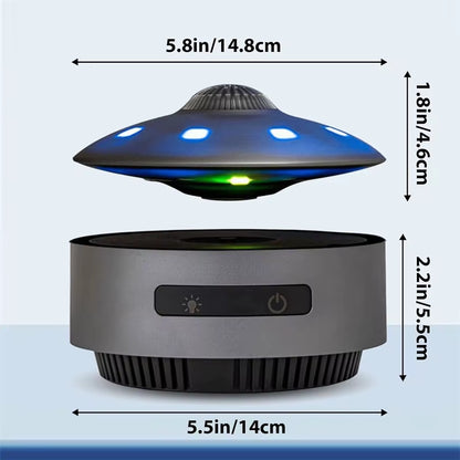 UFO Magnetic Levitation Bluetooth Speaker, Playing Music & Automatic Floating in the Air, Unique Gifts for Home Office Décor