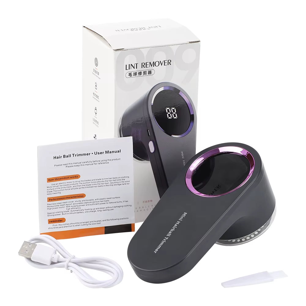 Portable Electric Pellets Lint Remover for Clothing Hair Ball Removal Rechargeable Clothes Sweater Shaver Plush Clothing Razor