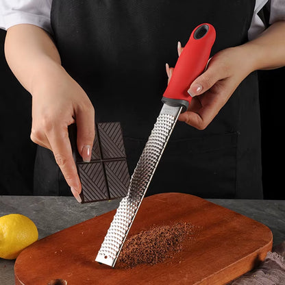 Stainless Steel Cheese Grater & Lemon Zester with Protect Cover Chocolate Fruit Grater Slicer Four Colors Optional Kitchen Tool